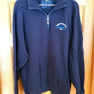 Tommy Bahama qtr zip sweatshirt  black